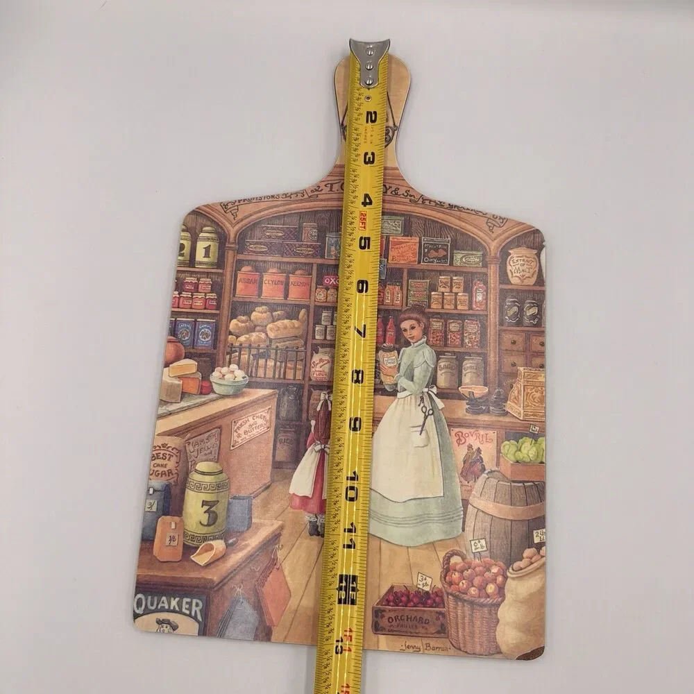 Wilscombe Melamine T Caddy & Son Cutting Board Jenny Barron England 13x8 Vintage